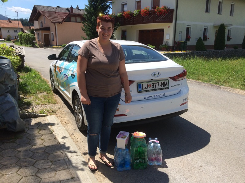 Lucija je nagrado prevzela za Kristjana Mekino iz Rakeka